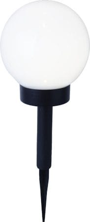 Globus Solcellsdekoration 15 cm - vit - Utemöbler & utemiljö - Trädgårdsdekoration & utemiljö - Trädgårdsbelysning