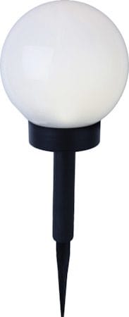 Globus Solcellsdekoration 15 cm - vit - Utemöbler & utemiljö - Trädgårdsdekoration & utemiljö - Trädgårdsbelysning