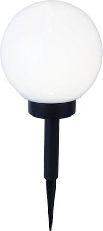Globus Solcellsdekoration 20 cm - vit och svart - Utemöbler & utemiljö - Trädgårdsdekoration & utemiljö - Trädgårdsbelysning