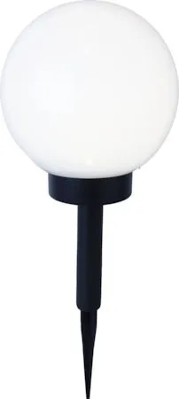 Globus Solcellsdekoration 20 cm, vit och svart