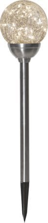 Glory Solcellspinne 45 cm - silver-klar - Utemöbler & utemiljö - Trädgårdsdekoration & utemiljö - Trädgårdsbelysning