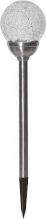 Glory Solcellspinne 45 cm - silver-klar - Utemöbler & utemiljö - Trädgårdsdekoration & utemiljö - Trädgårdsbelysning