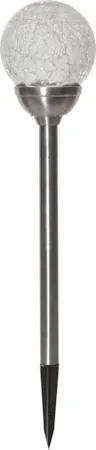 Glory Solcellspinne 45 cm - silver-klar - Utemöbler & utemiljö - Trädgårdsdekoration & utemiljö - Trädgårdsbelysning