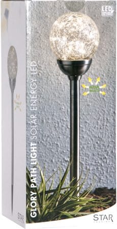 Glory Solcellspinne 45 cm - silver-klar - Utemöbler & utemiljö - Trädgårdsdekoration & utemiljö - Trädgårdsbelysning