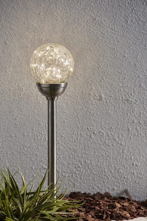 Glory Solcellspinne 45 cm - silver-klar - Utemöbler & utemiljö - Trädgårdsdekoration & utemiljö - Trädgårdsbelysning