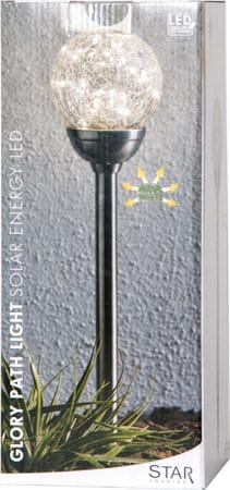 Glory Solcellspinne 45 cm - silver-klar - Utemöbler & utemiljö - Trädgårdsdekoration & utemiljö - Trädgårdsbelysning
