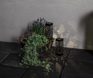 Izola 2 pack Solcellsdekoration 18 cm - svart - Utemöbler & utemiljö - Trädgårdsdekoration & utemiljö - Trädgårdsbelysning