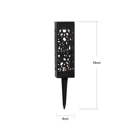 Izola 2 pack Solcellsdekoration 18 cm - svart - Utemöbler & utemiljö - Trädgårdsdekoration & utemiljö - Trädgårdsbelysning