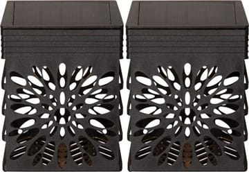 Izola Wall 2 pack Solcellsvägglykta 7.5 cm - svart - Utemöbler & utemiljö - Trädgårdsdekoration & utemiljö - Trädgårdsbelysning