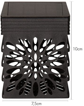 Izola Wall 2 pack Solcellsvägglykta 7.5 cm - svart - Utemöbler & utemiljö - Trädgårdsdekoration & utemiljö - Trädgårdsbelysning
