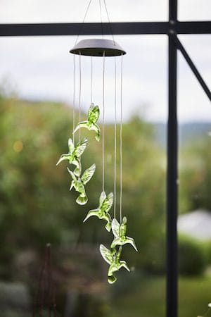 Kolibri Solcellsdekoration 70 cm - grön - Utemöbler & utemiljö - Trädgårdsdekoration & utemiljö - Trädgårdsbelysning