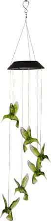 Kolibri Solcellsdekoration 70 cm - grön - Utemöbler & utemiljö - Trädgårdsdekoration & utemiljö - Trädgårdsbelysning