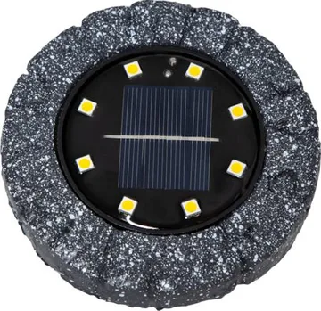 Lawnlight 2 pack SolcellsSpotlight 11 cm - grå med vita prickar - Utemöbler & utemiljö - Trädgårdsdekoration & utemiljö - Trädgårdsbelysning