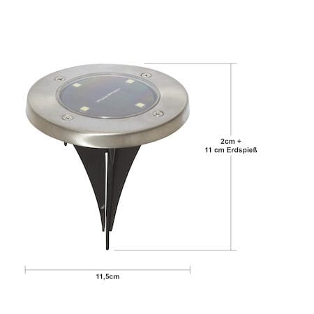 Lawnlight 3 pack Solcellsspotlight 11.5 cm - silver - Utemöbler & utemiljö - Trädgårdsdekoration & utemiljö - Trädgårdsbelysning