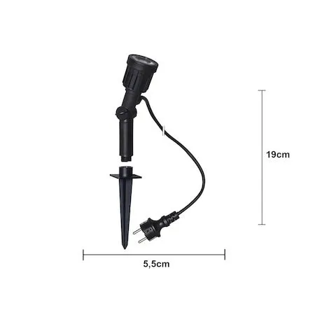 LED Spotlight Utomhusbelysning 5.5 cm - Svart - Utemöbler & utemiljö - Trädgårdsdekoration & utemiljö - Trädgårdsbelysning