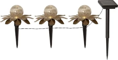 Lilly Solcellsdekoration 130 cm, guld