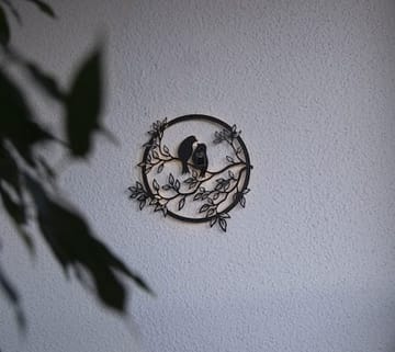 Love Birds Solcellsdekoration 40 cm - svart - Utemöbler & utemiljö - Trädgårdsdekoration & utemiljö - Trädgårdsbelysning