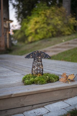 Otto Utomhusdekoration belysning 27 cm - svart - Utemöbler & utemiljö - Trädgårdsdekoration & utemiljö - Trädgårdsfigurer & trädgårdsprydnad