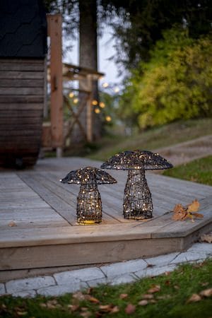 Otto Utomhusdekoration belysning 27 cm - svart - Utemöbler & utemiljö - Trädgårdsdekoration & utemiljö - Trädgårdsfigurer & trädgårdsprydnad