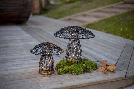 Otto Utomhusdekoration belysning 27 cm - svart - Utemöbler & utemiljö - Trädgårdsdekoration & utemiljö - Trädgårdsfigurer & trädgårdsprydnad