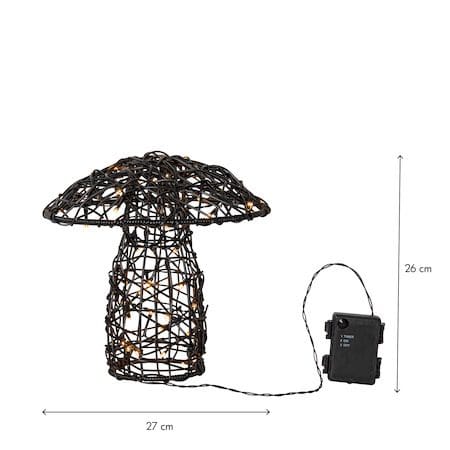 Otto Utomhusdekoration belysning 27 cm - svart - Utemöbler & utemiljö - Trädgårdsdekoration & utemiljö - Trädgårdsfigurer & trädgårdsprydnad