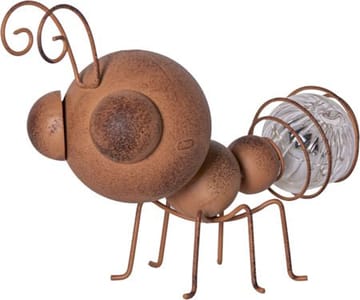 Oxida Ant Solcellsdekoration 20.5 cm - rost - Utemöbler & utemiljö - Trädgårdsdekoration & utemiljö - Trädgårdsbelysning