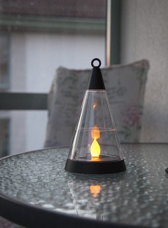 Pisa Solcellsdekoration 70 cm - svart och transparent - Utemöbler & utemiljö - Trädgårdsdekoration & utemiljö - Trädgårdsbelysning