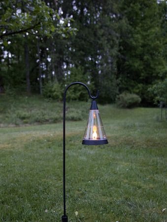 Pisa Solcellsdekoration 70 cm - svart och transparent - Utemöbler & utemiljö - Trädgårdsdekoration & utemiljö - Trädgårdsbelysning