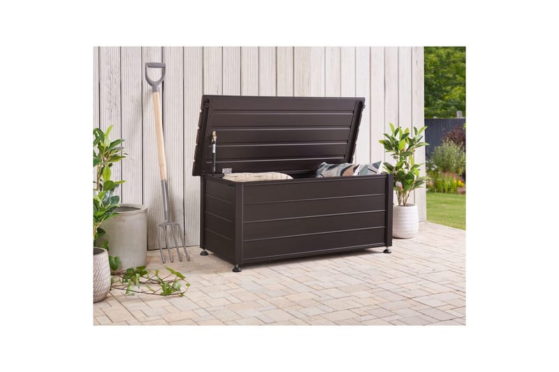 Låda Campalto Brun, 113x50x52 cm - Brun, 113x50x52 cm - Utemöbler & utemiljö - Trädgårdsdekoration & utemiljö - Postlåda & post - Fastighetsbox