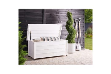 Låda Campalto Vit, 113x50x52 cm - Vit, 113x50x52 cm - Utemöbler & utemiljö - Trädgårdsdekoration & utemiljö - Postlåda & post - Fastighetsbox