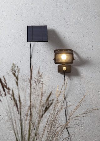 Powerspot Solcellsspotlight 15 cm - svart - Utemöbler & utemiljö - Trädgårdsdekoration & utemiljö - Trädgårdsbelysning