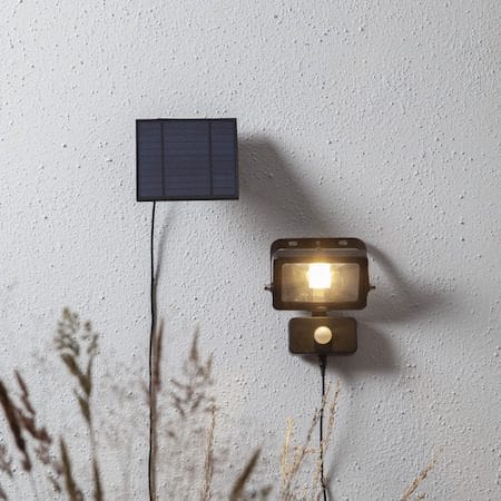Powerspot Solcellsspotlight 15 cm - svart - Utemöbler & utemiljö - Trädgårdsdekoration & utemiljö - Trädgårdsbelysning