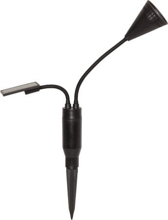 Powerspot Solcellsspotlight 6 cm - svart - Utemöbler & utemiljö - Trädgårdsdekoration & utemiljö - Trädgårdsbelysning