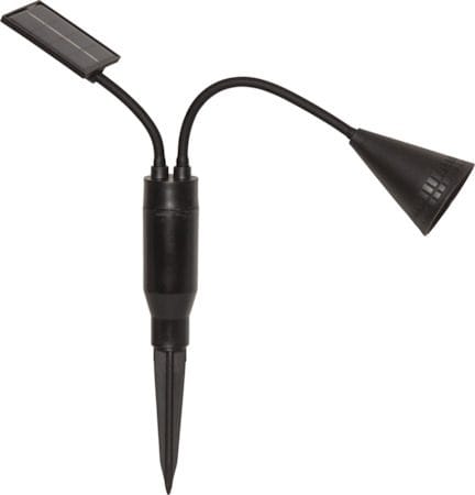 Powerspot Solcellsspotlight 6 cm - svart - Utemöbler & utemiljö - Trädgårdsdekoration & utemiljö - Trädgårdsbelysning