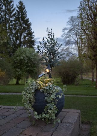 Powerspot Solcellsspotlight 6 cm - svart - Utemöbler & utemiljö - Trädgårdsdekoration & utemiljö - Trädgårdsbelysning