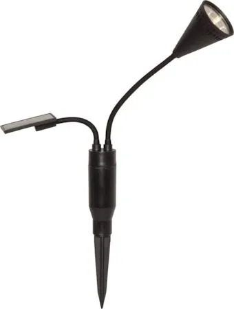 Powerspot Solcellsspotlight 6 cm, svart