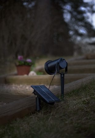 Powerspot SolcellsSpotlight 9 cm - svart - Utemöbler & utemiljö - Trädgårdsdekoration & utemiljö - Trädgårdsbelysning