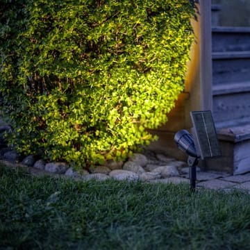Powerspot Solcellsspotlight 9 cm - svart - Utemöbler & utemiljö - Trädgårdsdekoration & utemiljö - Trädgårdsbelysning