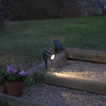 Powerspot SolcellsSpotlight 9 cm - svart - Utemöbler & utemiljö - Trädgårdsdekoration & utemiljö - Trädgårdsbelysning