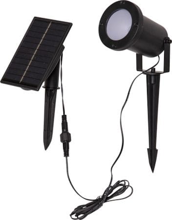 Powerspot SolcellsSpotlight 9 cm - svart - Utemöbler & utemiljö - Trädgårdsdekoration & utemiljö - Trädgårdsbelysning