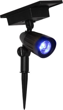 Powerspot Solcellsspotlight 9 cm - svart - Utemöbler & utemiljö - Trädgårdsdekoration & utemiljö - Trädgårdsbelysning