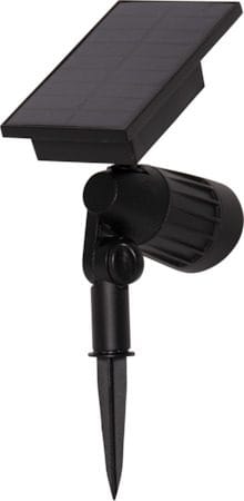 Powerspot Solcellsspotlight 9 cm - svart - Utemöbler & utemiljö - Trädgårdsdekoration & utemiljö - Trädgårdsbelysning