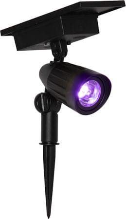 Powerspot Solcellsspotlight 9 cm - svart - Utemöbler & utemiljö - Trädgårdsdekoration & utemiljö - Trädgårdsbelysning