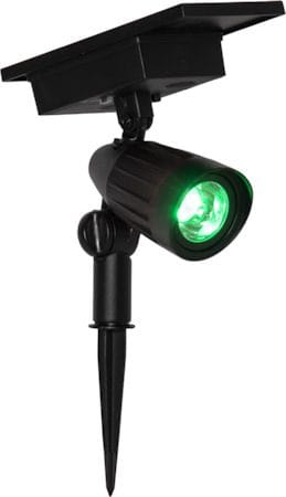 Powerspot Solcellsspotlight 9 cm - svart - Utemöbler & utemiljö - Trädgårdsdekoration & utemiljö - Trädgårdsbelysning