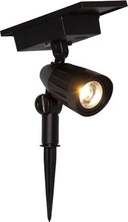 Powerspot Solcellsspotlight 9 cm, svart