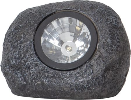 Rocky Solcellsspotlight 11 cm - grå - Utemöbler & utemiljö - Trädgårdsdekoration & utemiljö - Trädgårdsbelysning