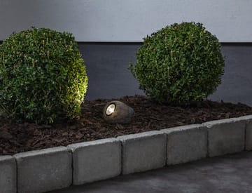 Rocky Solcellsspotlight 11 cm - grå - Utemöbler & utemiljö - Trädgårdsdekoration & utemiljö - Trädgårdsbelysning