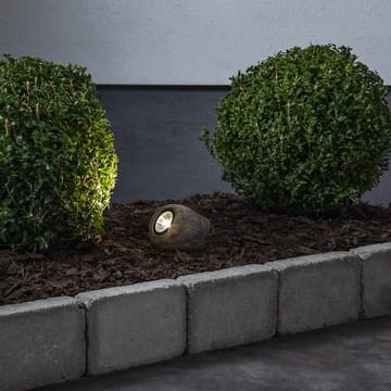 Rocky Solcellsspotlight 11 cm - grå - Utemöbler & utemiljö - Trädgårdsdekoration & utemiljö - Trädgårdsbelysning