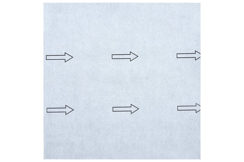Självhäftande golvplankor 55 st PVC 5,11 m² mörkgrå - Grå - Trall