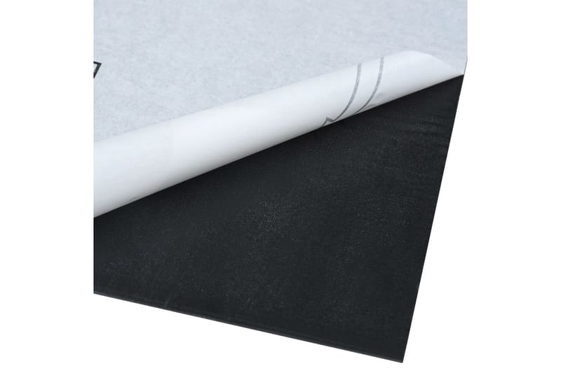 Självhäftande golvplankor 55 st PVC 5,11 m² mörkgrå - Grå - Trall